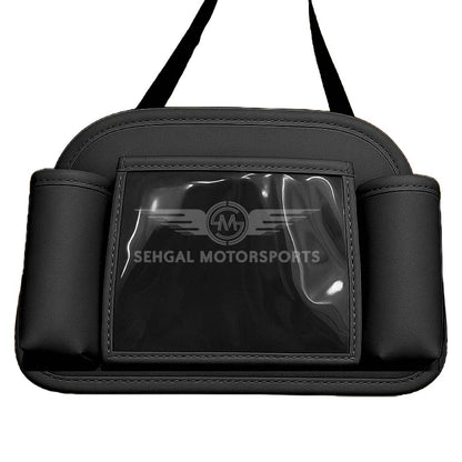 Motorsports Hanging Tissue Drawer & Bottle Holder Seat Organizer