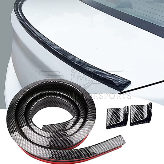 Motorsports Custom Flap Universal Car Trunk Spoiler 3.5cm Wide Tail