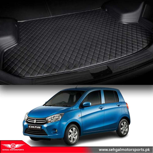 Suzuki Cultus 7D Eco Trunk Mat Black (With Black or Beige Stitch) Model 2017-24