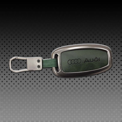 Audi A/S Series Zinc Alloy with Leather Key Case