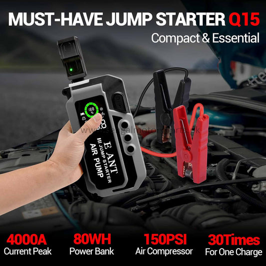 Motorsports Heavy Duty Car Jump Starter with Air Pump Q15