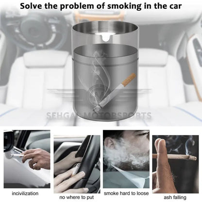 Portable Stainless Steel Car Ashtray