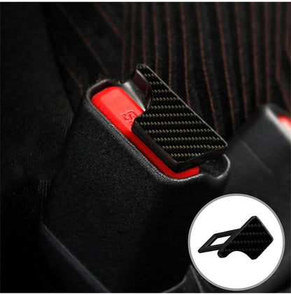 Motorsports Plastic Seat Belt Clip (Black Carbon FIber)