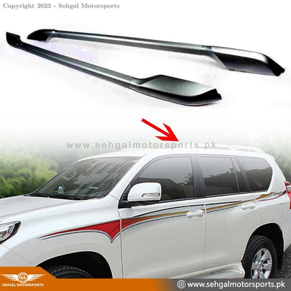 Toyota Prado FJ150 Roof Rail Black Model 2009-2023