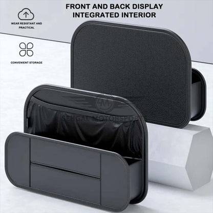 Motorsports Foldable Back Seat Organizer (Black)