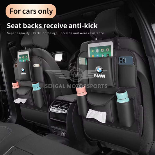 Motorsports Hanging Back Seat Organizer with Tissue Box