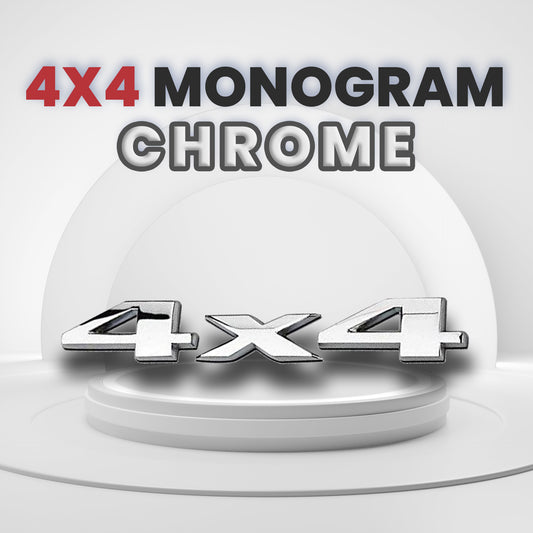 "4X4" Monogram (Chrome)