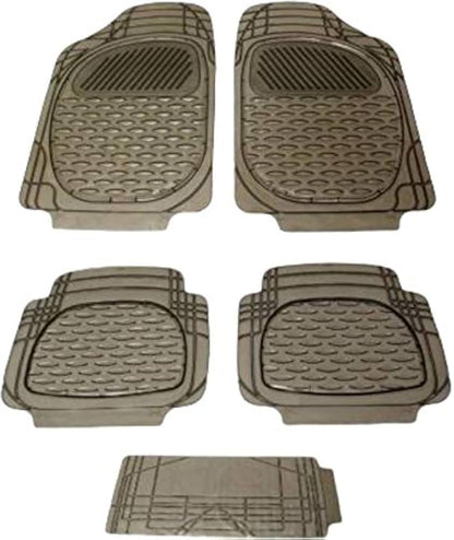 Universal Rubber Floor Mat Bubble Design (5Pcs)