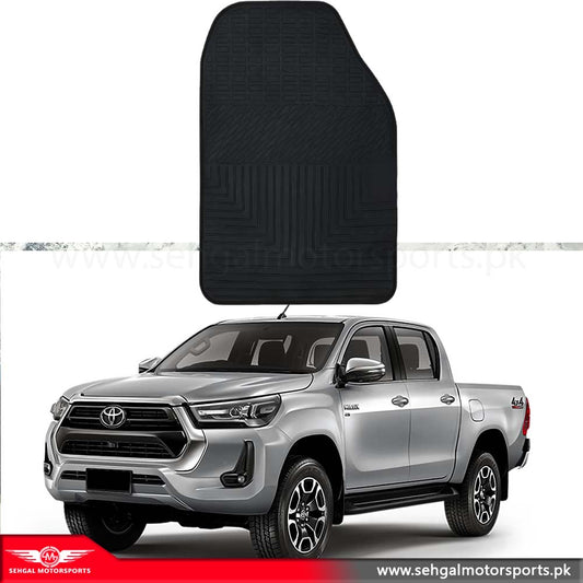 Toyota Hilux Revo Rubber Floor Mat Model 2017-2024