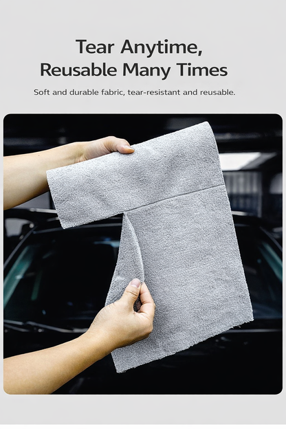 KLCB Microfiber Hand-Torn Towel (24 Pcs Per Roll)