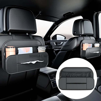 Motorsports Foldable Back Seat Organizer (Black)