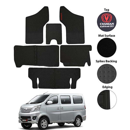 Changan Karvan Rubber Floor Mat Black Model 2019-2022
