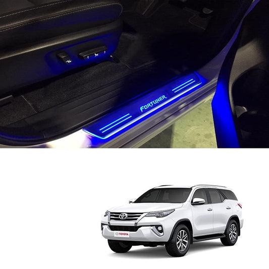 Toyota Fortuner Door Sill Plate Running LED Model 2017-2024