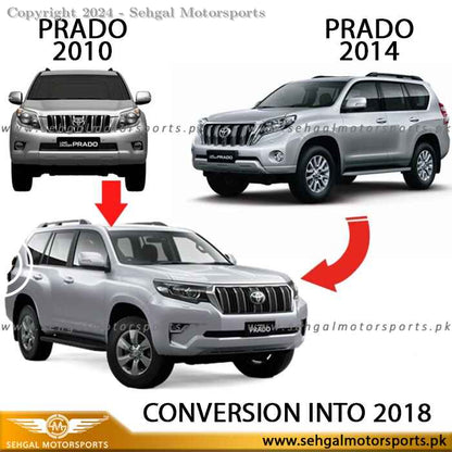 Toyota Prado FJ-150 2009-2016 Conversion into 2017-2023