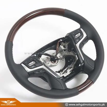 Toyota Land Cruiser FJ200 Complete Steering Wooden Style Mode 2015-2021