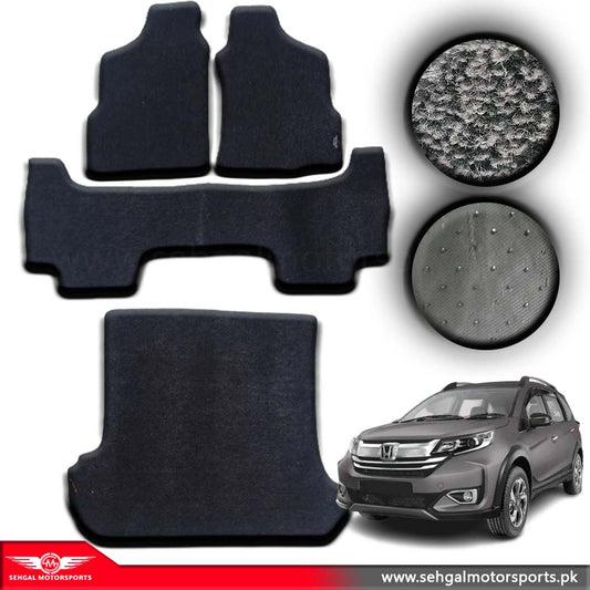 Honda BRV Carpet Floor Mat VIP Black Model 2017-2020