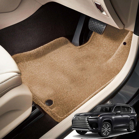 Lexus LX600 Carpet Floor Mat (Beige) Model 2024