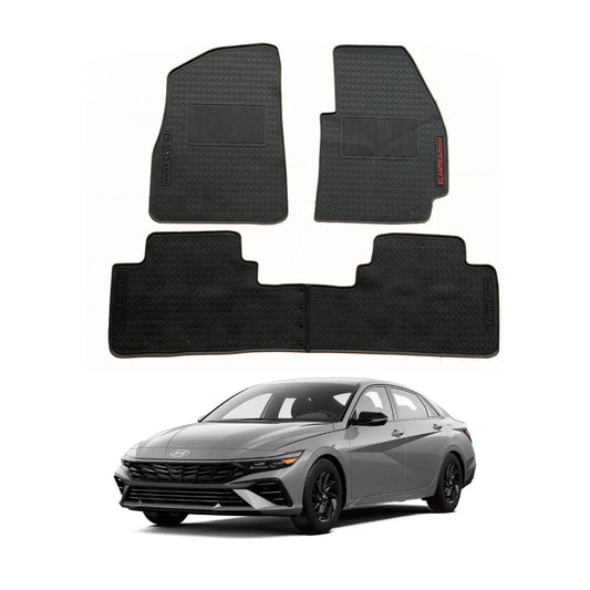 Hyundai Elantra Hybrid Rubber Floor Mats Model 2025