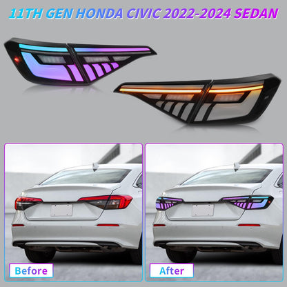 Honda Civic Back Light Smoke RGB V2 Model 2022-2023