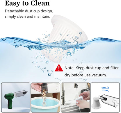 High Power Wireless Car Vacuum Cleaner MA-C007 (4 in 1)