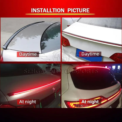 Motorsports Universal LED Spoiler (Carbon Fiber)