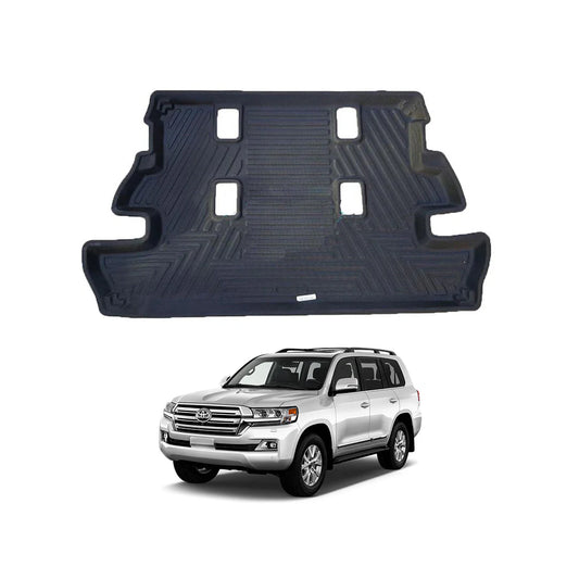 Toyota Land Cruiser 3D Trunk Mat Black Model 2010-2018