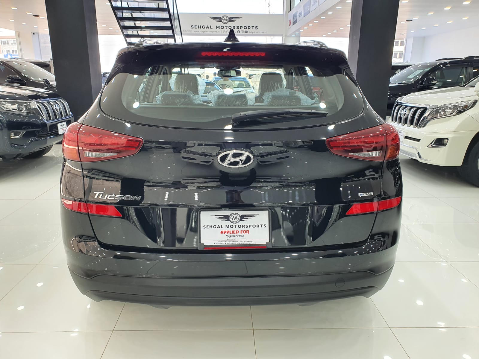 Hyundai Tucson AWD Model 2024 back view