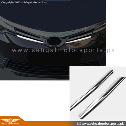 Toyota Corolla Grill Chrome (2Pcs) Model 2017-2021