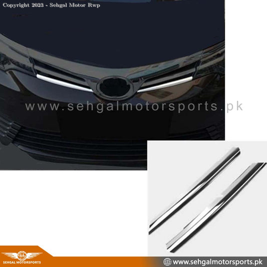 Toyota Corolla Grill Chrome (2Pcs) Model 2017-2021