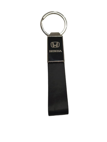 Car Logo Leather Strap Key Ring