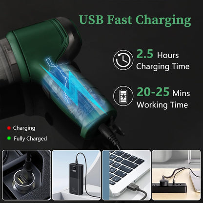 High Power Wireless Car Vacuum Cleaner MA-C007 (4 in 1)