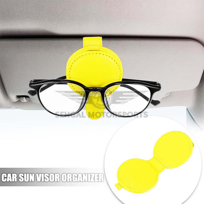 Motorsports Multi Shape Colored Sun Visor Glasses Holder (Single)