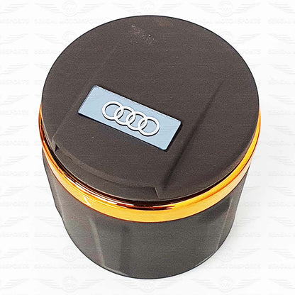 Portable Multi Color Car Ashtray Small With LED (with your Car Logo)