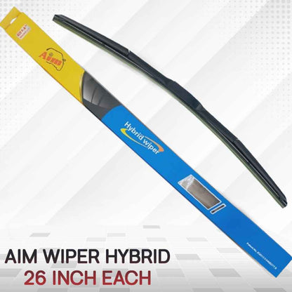 Hybrid Wiper Ruber With Plastic Body AIM