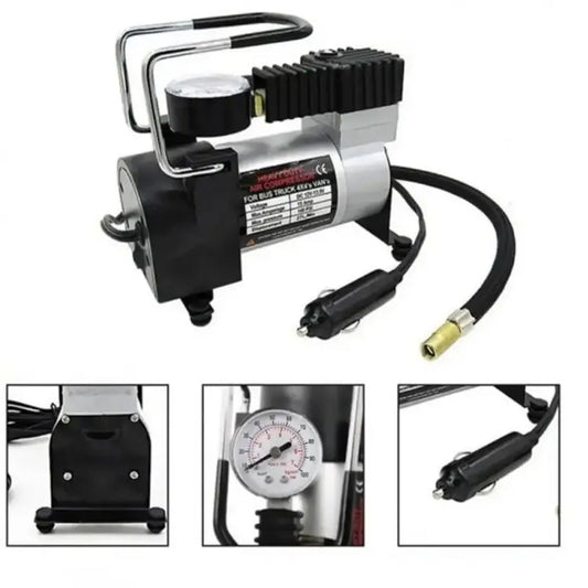 Air Compressor Single Cylinder 12v  | Portable and Efficient with extra nozzles