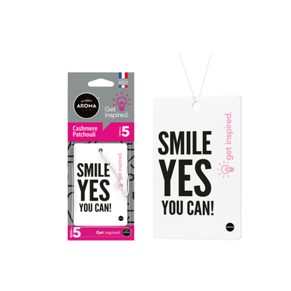 Aroma Get Inspired Perfumed Hanging Card