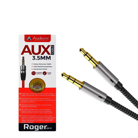 Audionic Aux Cable 1m Roger