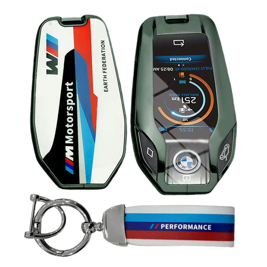 BMW 5 Series Motorsports Style Premium Zinc Key Cover (BMW-D4)