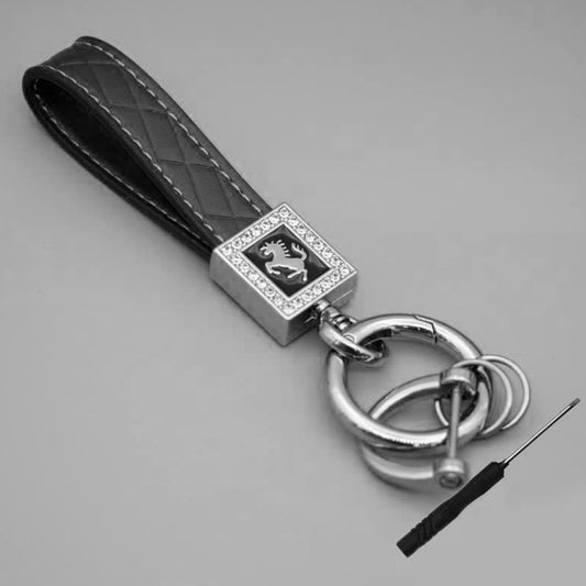 Leather Strap Fancy Hook keychain Multicolor (DM15)