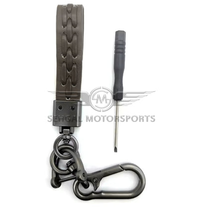 Leather Strap Hook keychain Multi Colored (DM10)