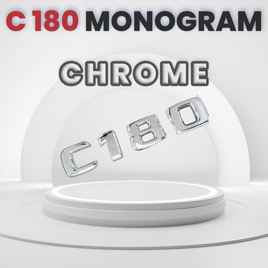 "C180" Monogram (Chrome)