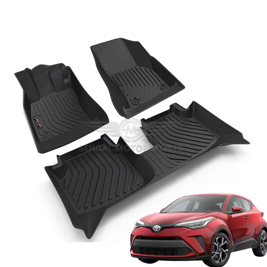 Toyota CH-R TPE Floor Mats (Black) Model 2022-2024