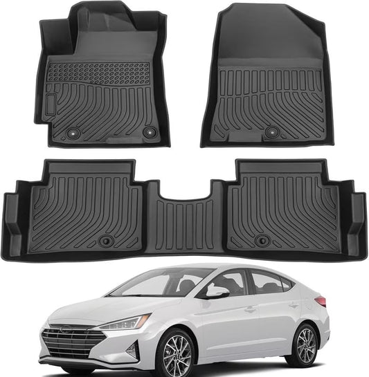 Hyundai Elantra Hybrid TPE Floor Mats Model: 2021-24
