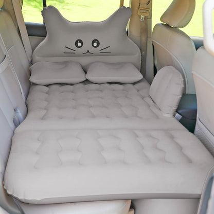 Car Back Seat Air Inflatable Mattress / Portable Bed Grey (Sedan)