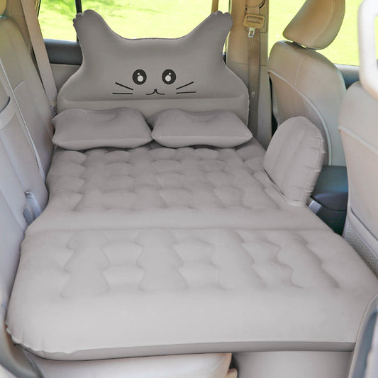 Car Back Seat Air Inflatable Mattress / Portable Bed Grey (Sedan)
