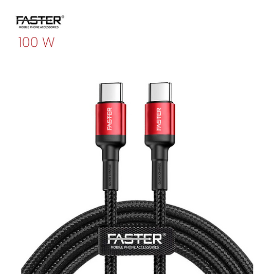 Faster Data Cable FC 100W Type C To C