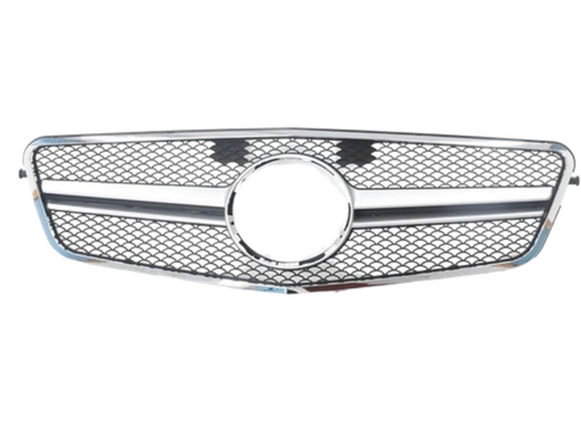 Mercedes Benz E-Class W212 AMG Silver Front Grill Model 2010-2014