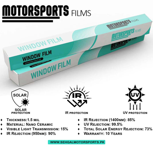 Motorsports Window Film HS15BK