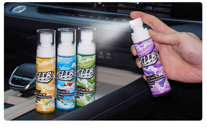 KLCB C6 Car Air Freshener Sprays Set (4 Pcs)