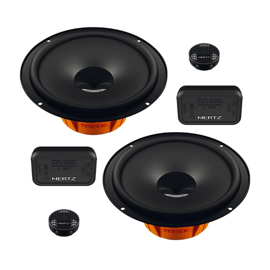 Hertz DCX 165.3 6" Inch 2-way Coaxial speakers (Pair)